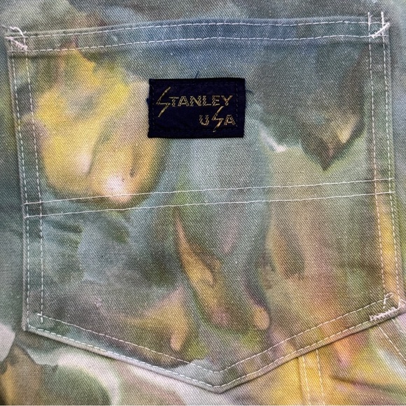 Stanley USA Carpenter Jeans 90s Floral Painter Pants 26x26 - Picture 4 of 6